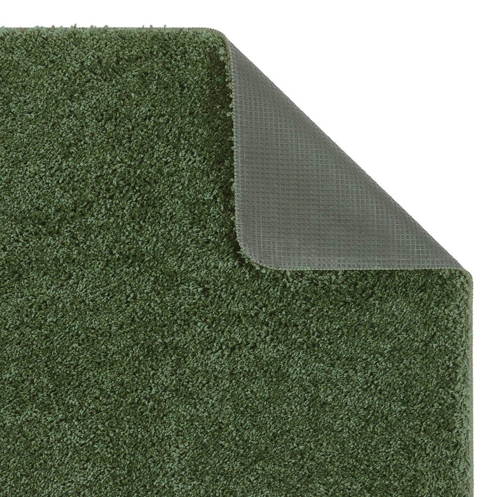 Washable Forest Green Shaggy Rug | British-Made | The Rugs