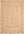 Beige braided rug on a white background