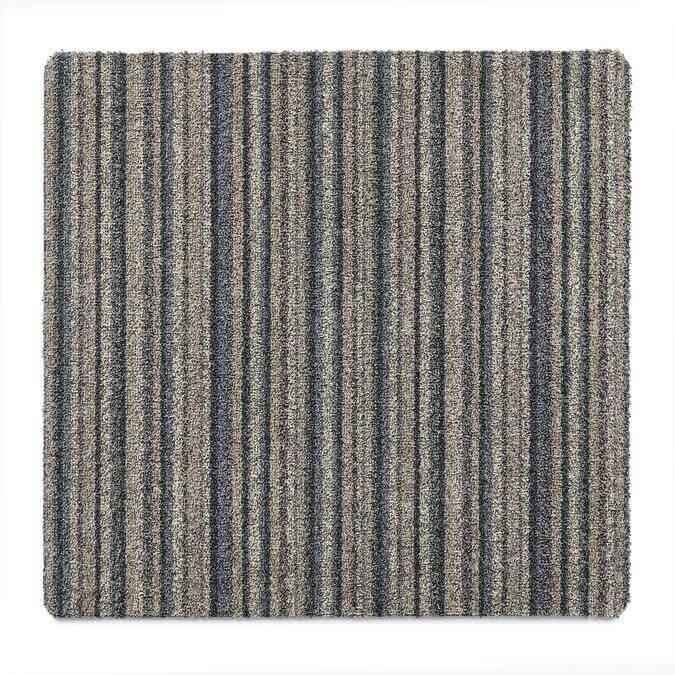 Grey Striped Design Mat