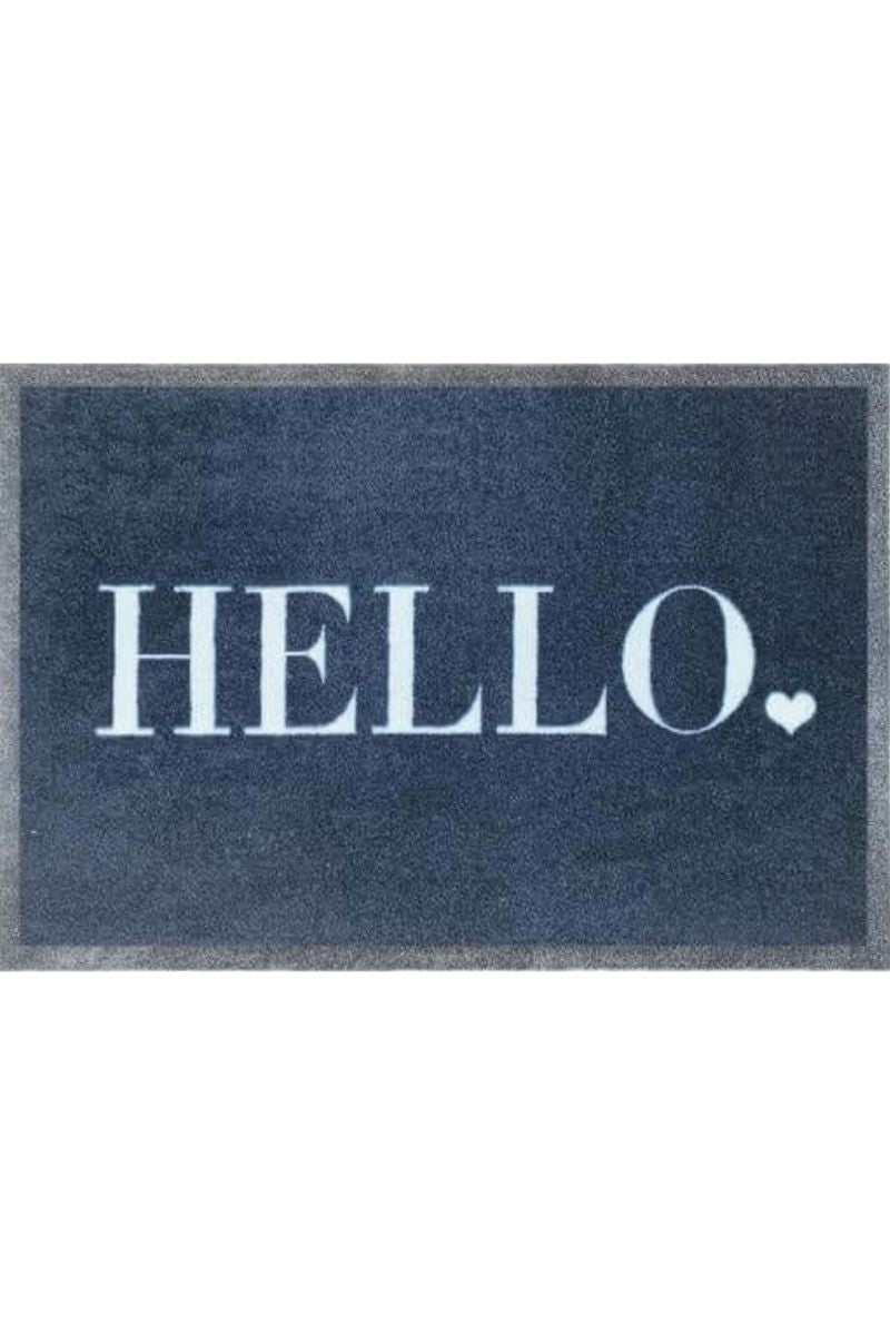 Helloworld Mat The Rugs Washable Mat Hello Design - Quality Comfort Style