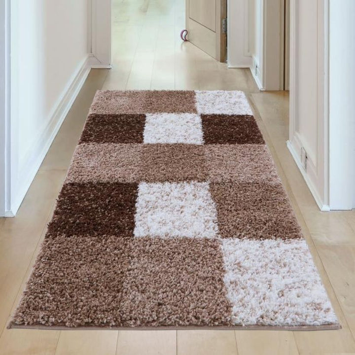 Myshaggy Geometric Brown Rug |381B