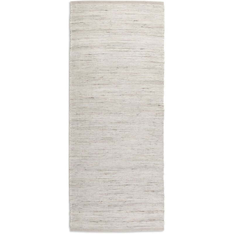 Handloom Jute Rug Dhaka Natural White