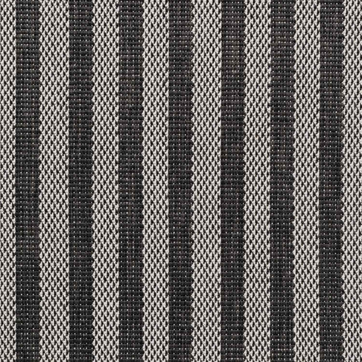 Black and white striped fabric pattern