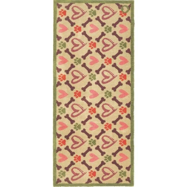 The Rugs Eco-Friendly Washable Heart Pet Mat | Stylish