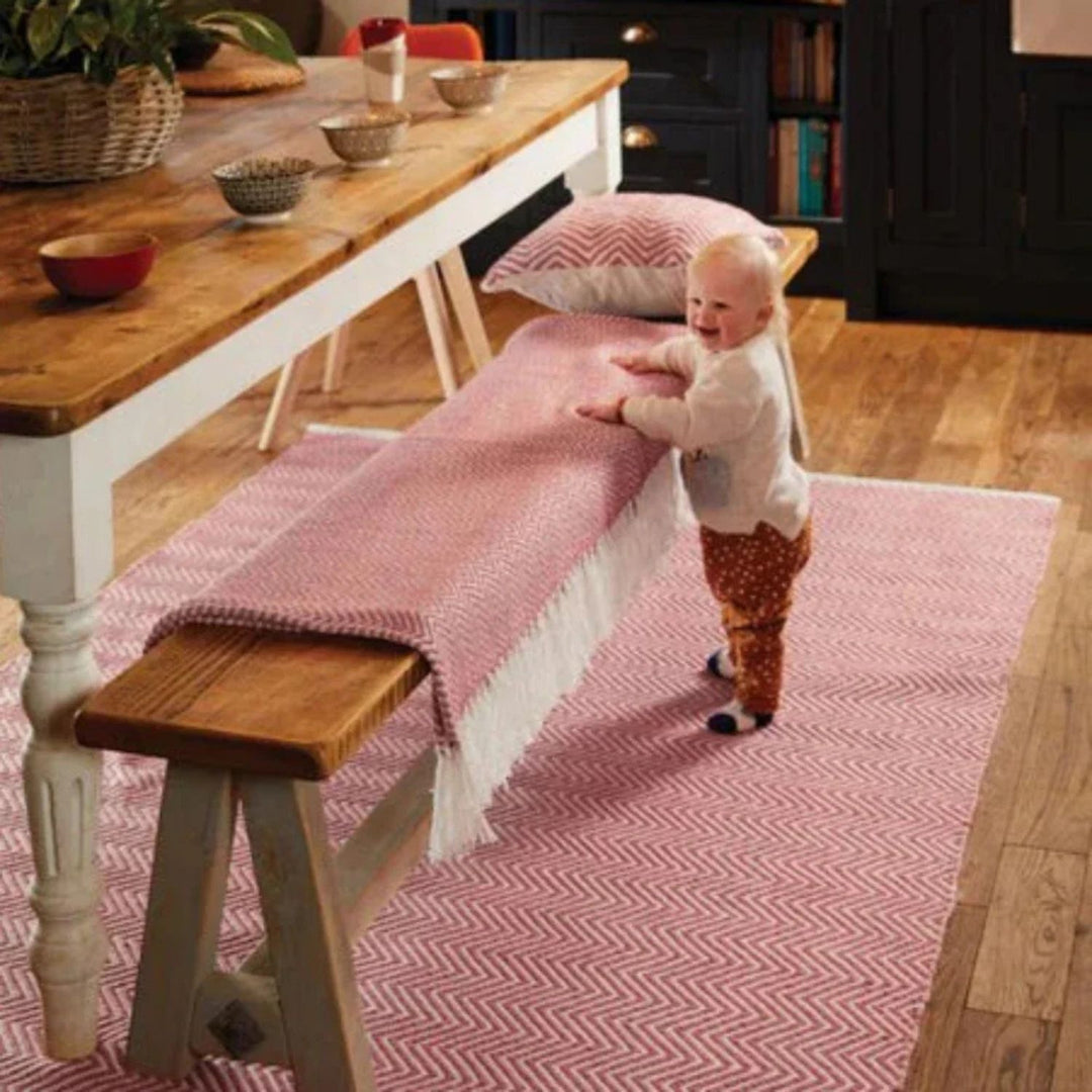 Herringbone Design Woven Cushion | Eco-Friendly Home Decor