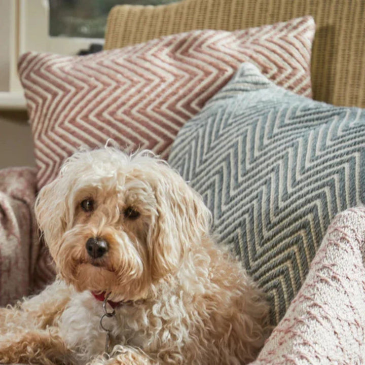 Herringbone Design Woven Cushion | Eco-Friendly Home Decor