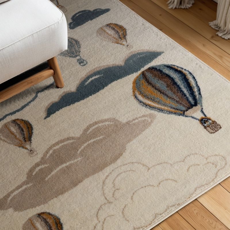 The Rugs Adventures Kids Rug - Quality Hot Air Balloon
