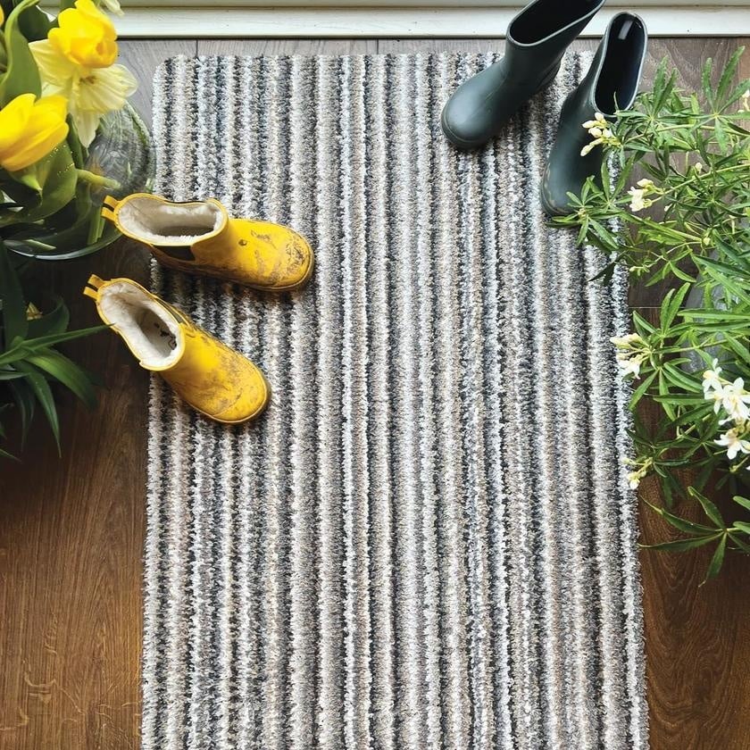 Eco-Friendly – Striped Washable Doormat