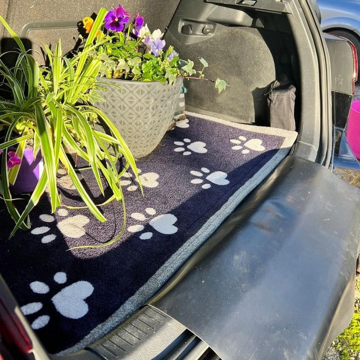 Car Boot Paws Coir Doormat – 90 × 100 cm