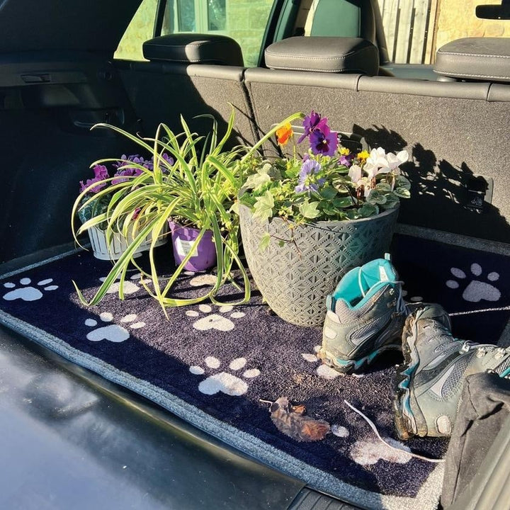 Car Boot Paws Coir Doormat – 90 × 100 cm