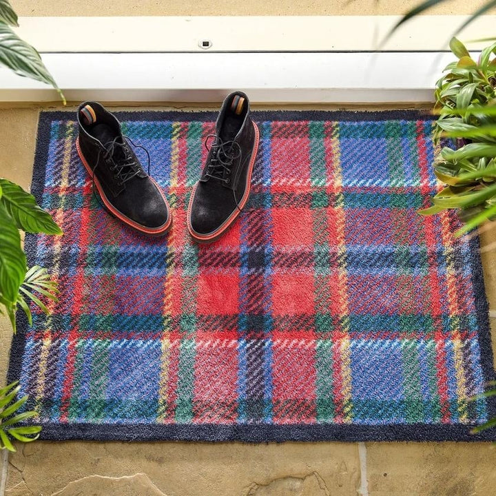 Eco-Friendly Tartan Door Mat