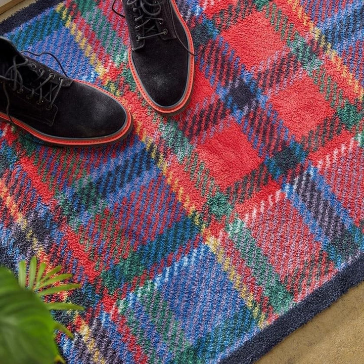 Eco-Friendly Tartan Door Mat