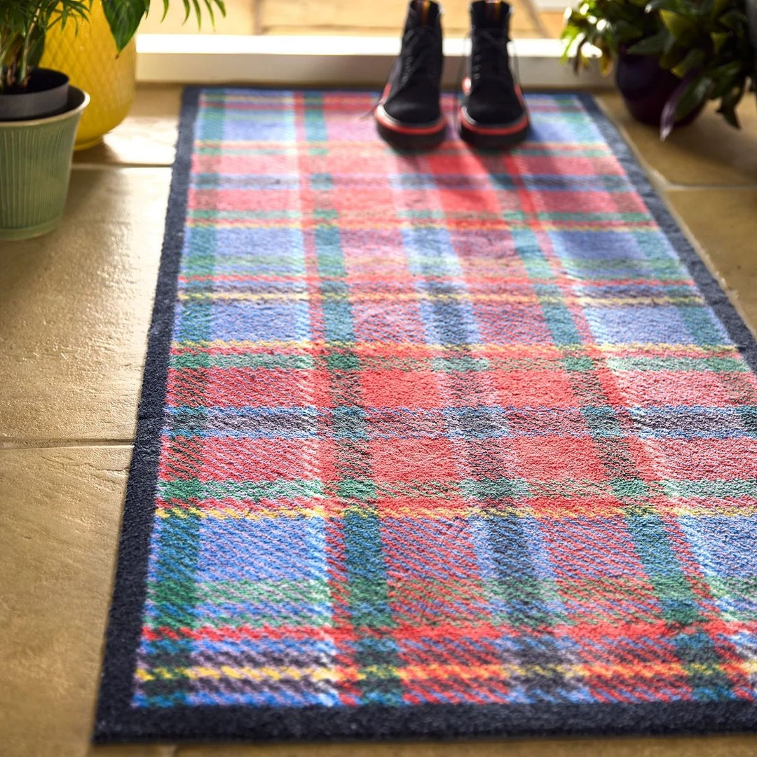 Eco-Friendly Tartan Door Mat
