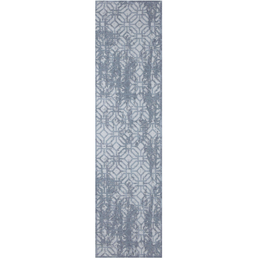 The Rugs Washable Rug - Carina Geometric Rug in Blue