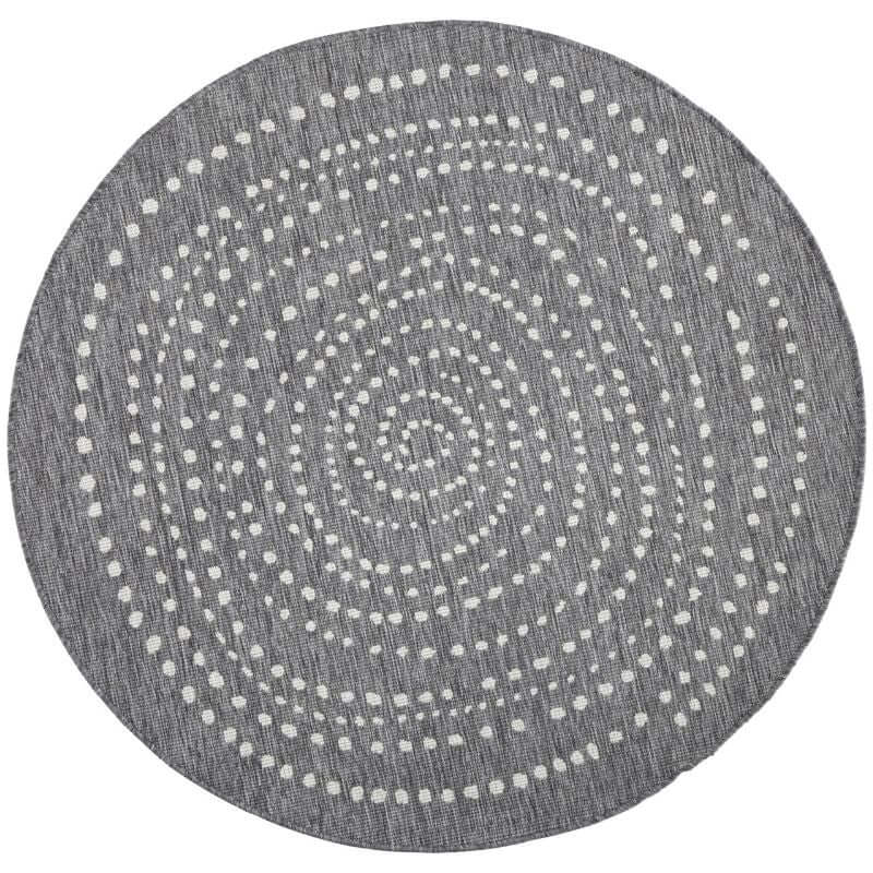 The Rugs Indoor Outdoor Bali Reversible Round Rug | Durable