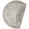 Reversible Round Indoor Outdoor Rug – Grey