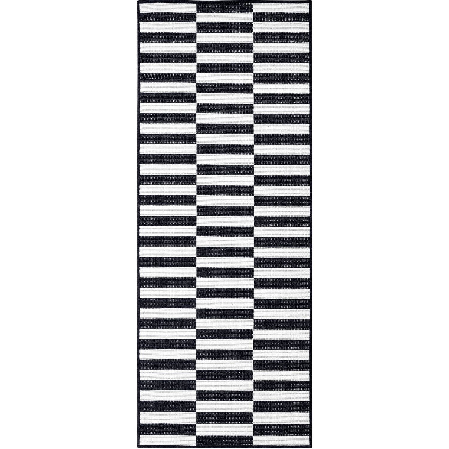 Flat-Woven Reversible Indoor & Outdoor Viela Rug, weatherproof, jet wash, polypropylene rug, horizontal striped design rug.