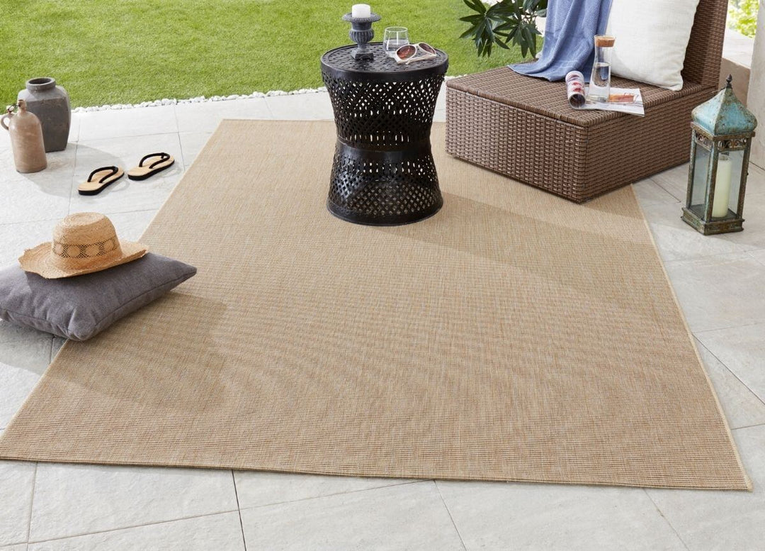 The Rugs Weatherproof Plain Indoor - Outdoor Rug