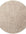Round beige rug on a white background