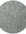 Round gray rug on a white background