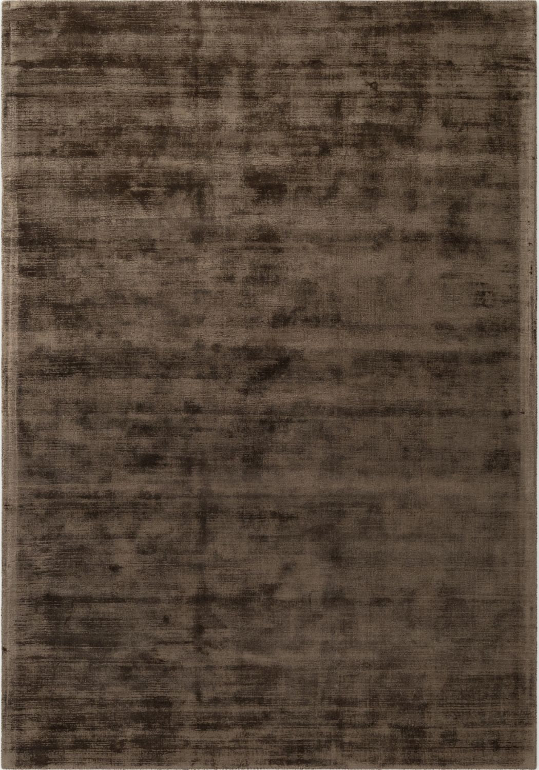 Textured brown rug with a subtle pattern