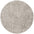 Round beige rug on a white background