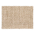 Jute Herringbone Beige Rug
