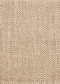 Jute Herringbone Beige Rug
