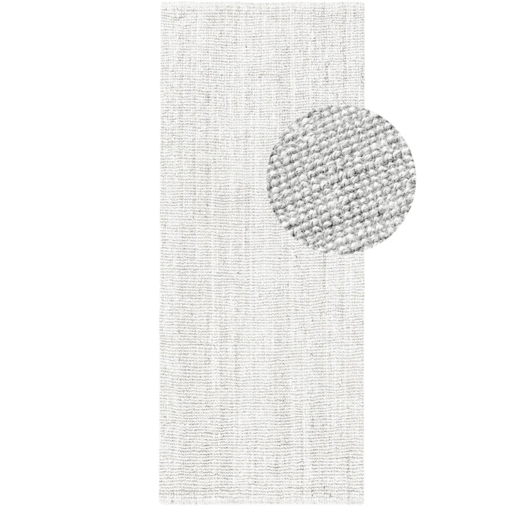 Boucle Jute Jaipur Rug White, textured design, easy care, durable lasting.