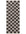 Handloom Jute Rug Natural White Black, Reversible, Long-lasting, checkerboard design.