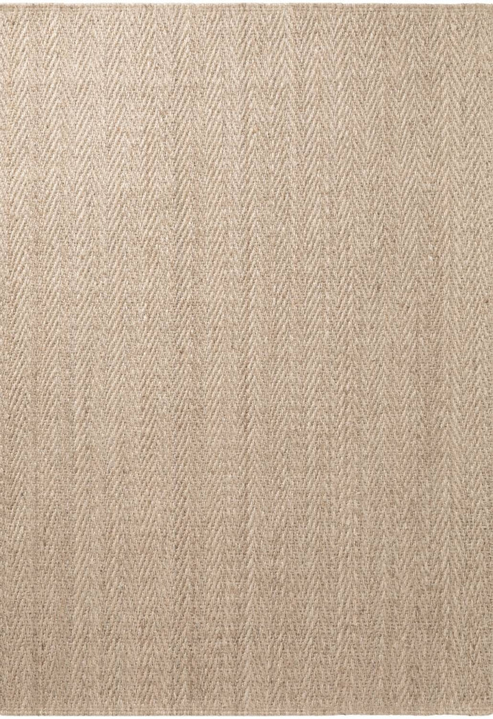 Beige woven patterned rug