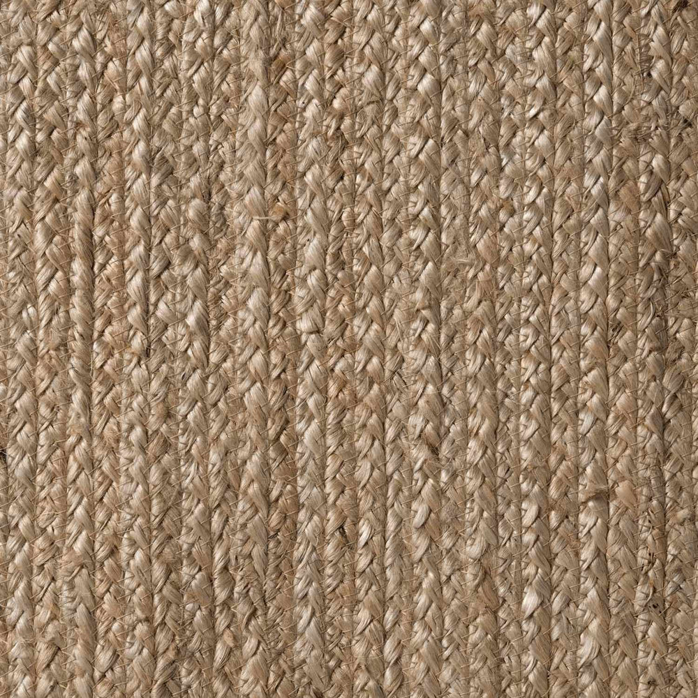 Braided Jute Rug Oval Rangpur Natural Grey Brown