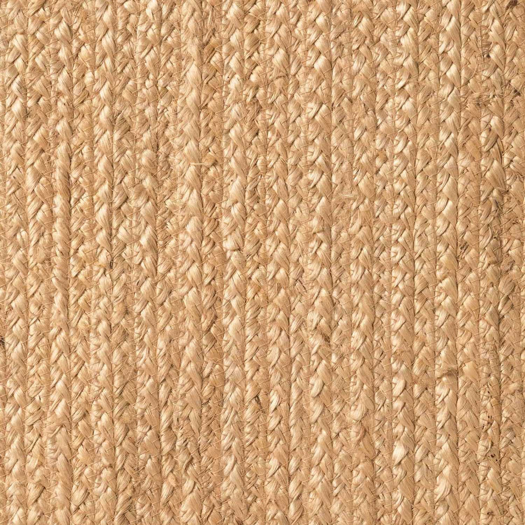 Braided Jute Rug Oval Rangpur Natural Gold