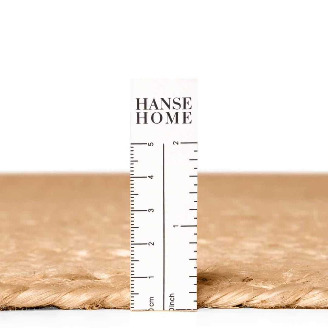 Braided Jute Rug Oval Rangpur Natural Gold