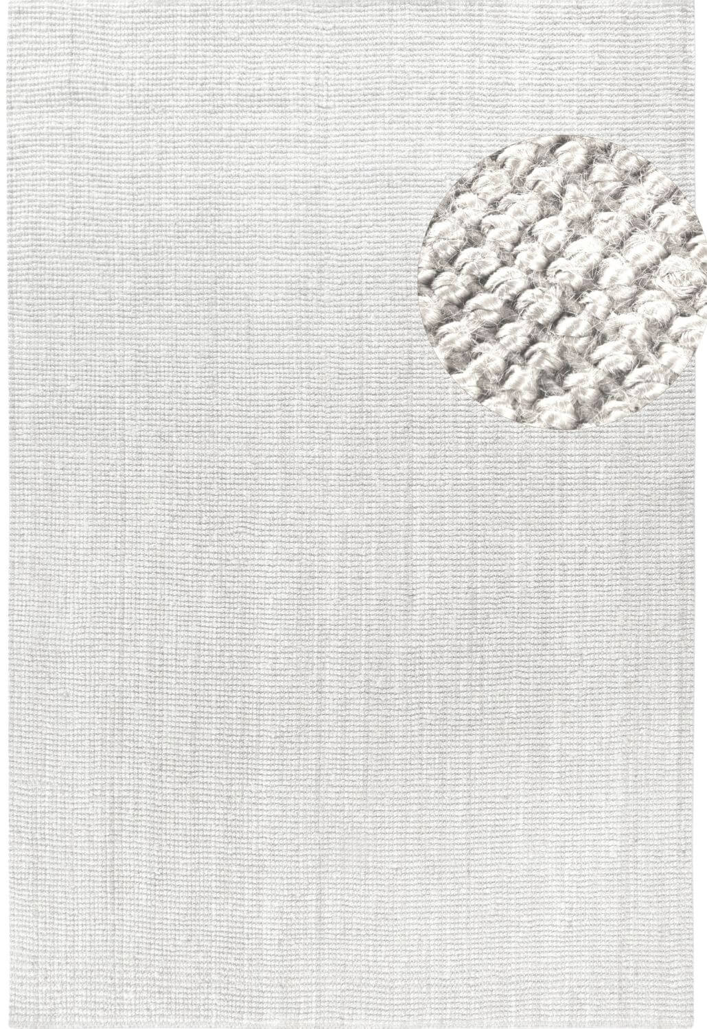 Textured white circle on a light gray background