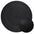 Braided Jute Rug Round Rangpur Black