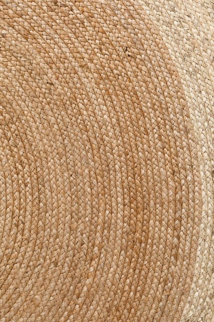 The Rugs Jutta Natural Round Jute Rug - Stylish & Comfort