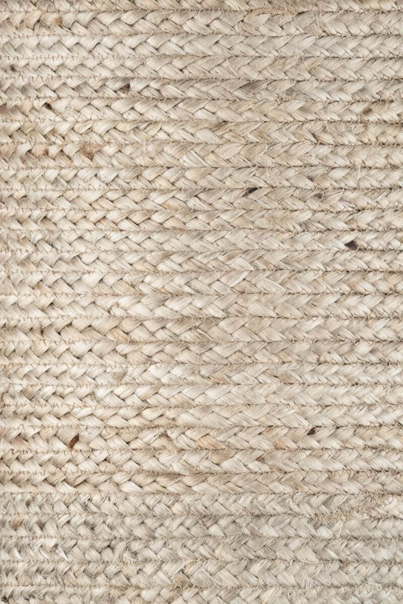 The Rugs Jutta Natural Jute Pouf - Handmade Boho Style