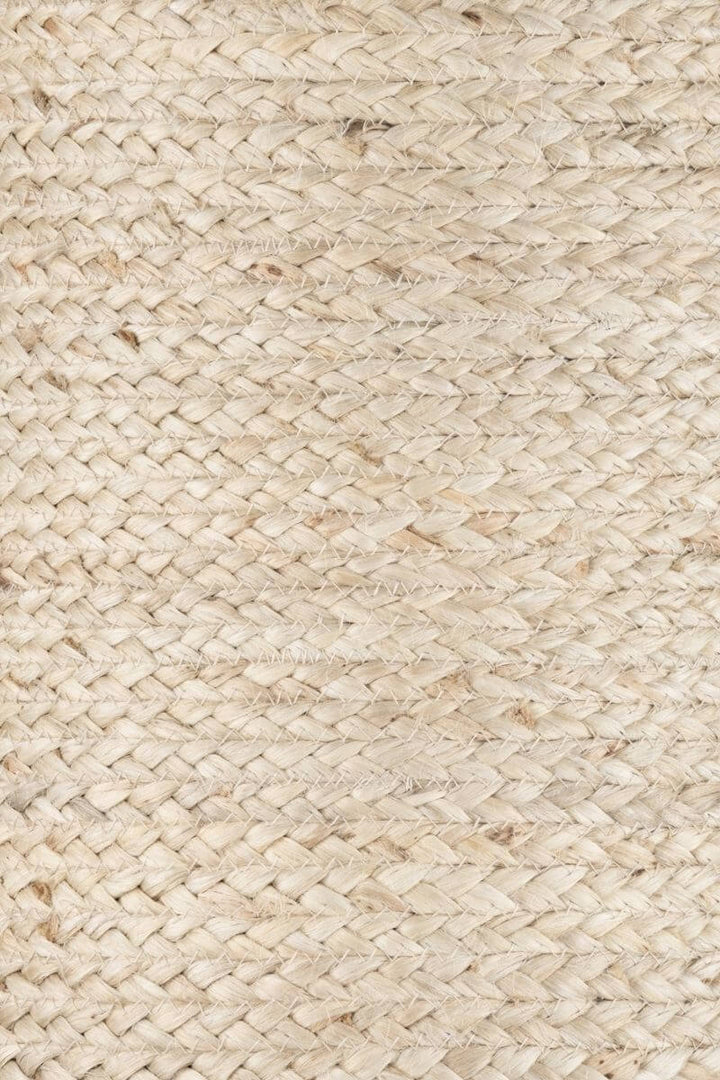 The Rugs Jutta Natural Jute Pouf - Handmade Boho Style