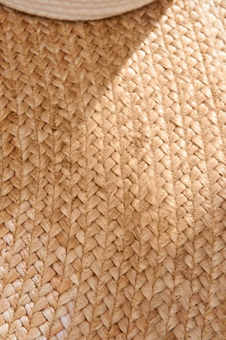The Rugs Jutta Natural Round Jute Rug - Stylish & Comfort
