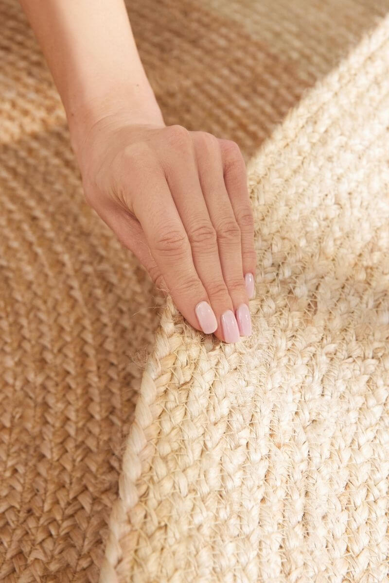 The Rugs Jutta Natural Round Jute Rug - Stylish & Comfort