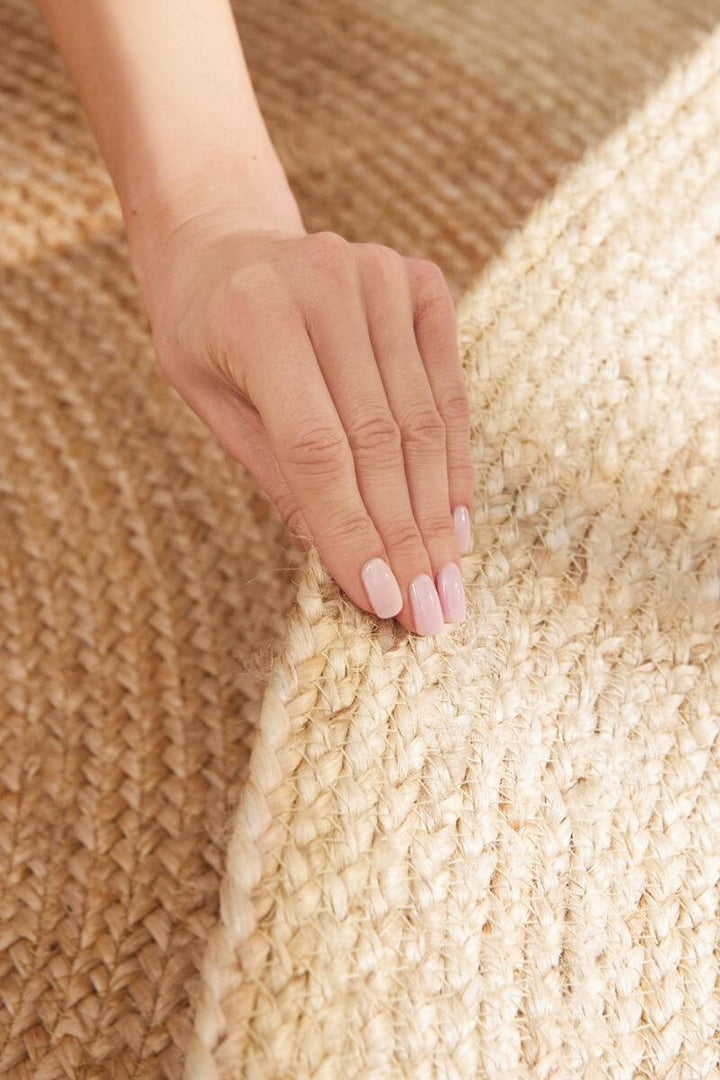 The Rugs Jutta Natural Round Jute Rug - Stylish & Comfort