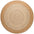 The Rugs Jutta Natural Round Jute Rug - Stylish & Comfort