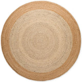 The Rugs Jutta Natural Round Jute Rug - Stylish & Comfort