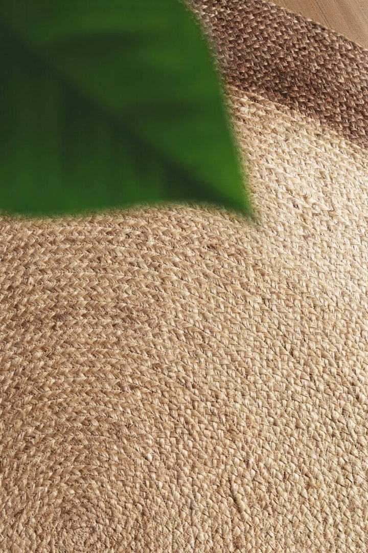 The Rugs Jutta Natural Round Jute Rug - Stylish & Comfort
