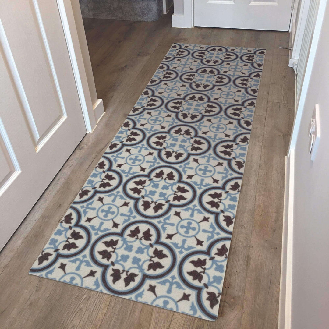 Tile Design Runner Mats | Trendy Kitchen & Hallway Rugs |