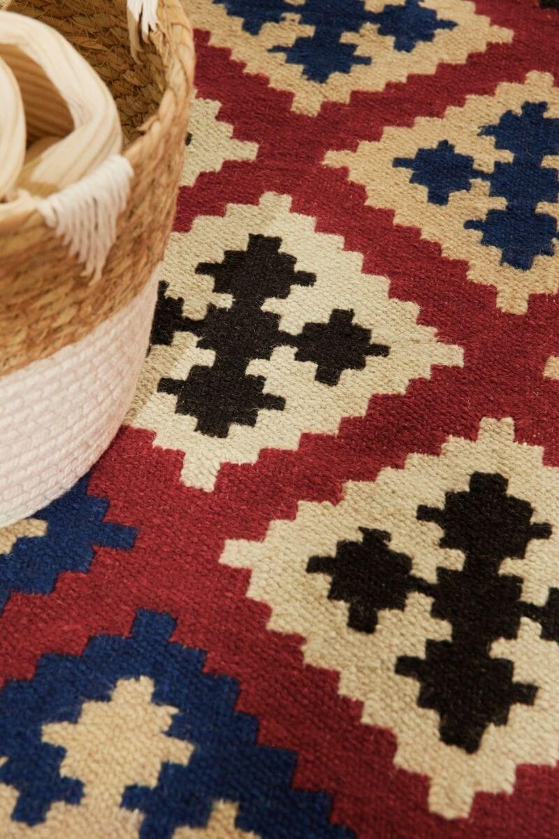 The Rugs Kamal Kelim Rug – Handwoven Afghan Design Rug
