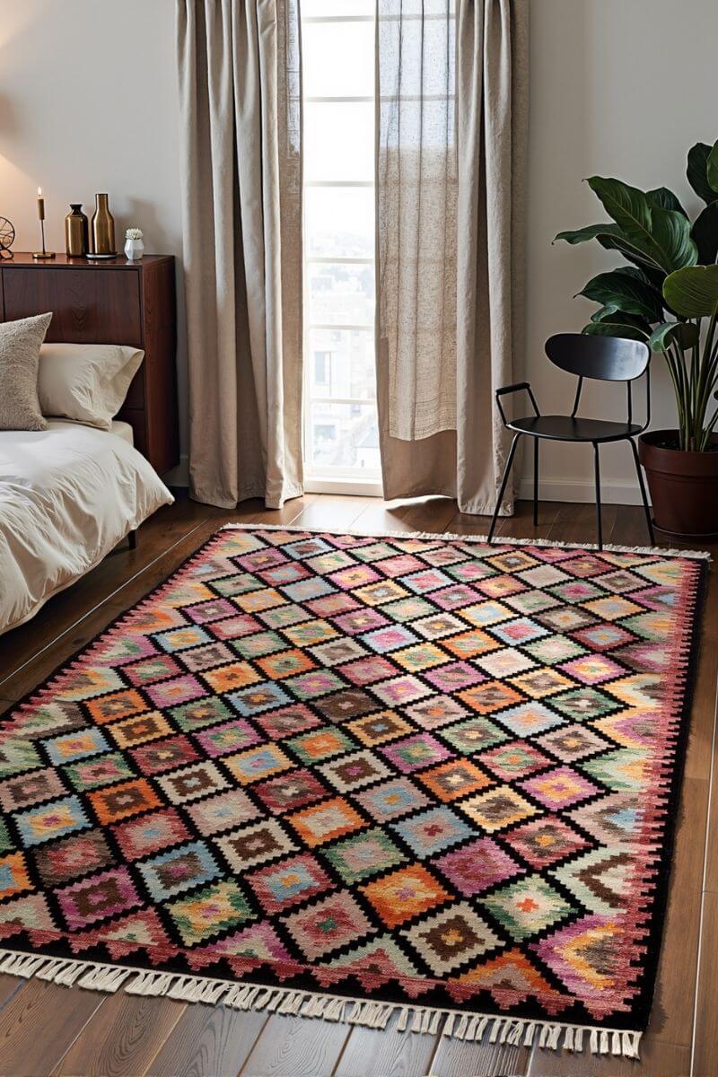 The Rugs Kamal Kelim Rug - Quality Handwoven Zara Design