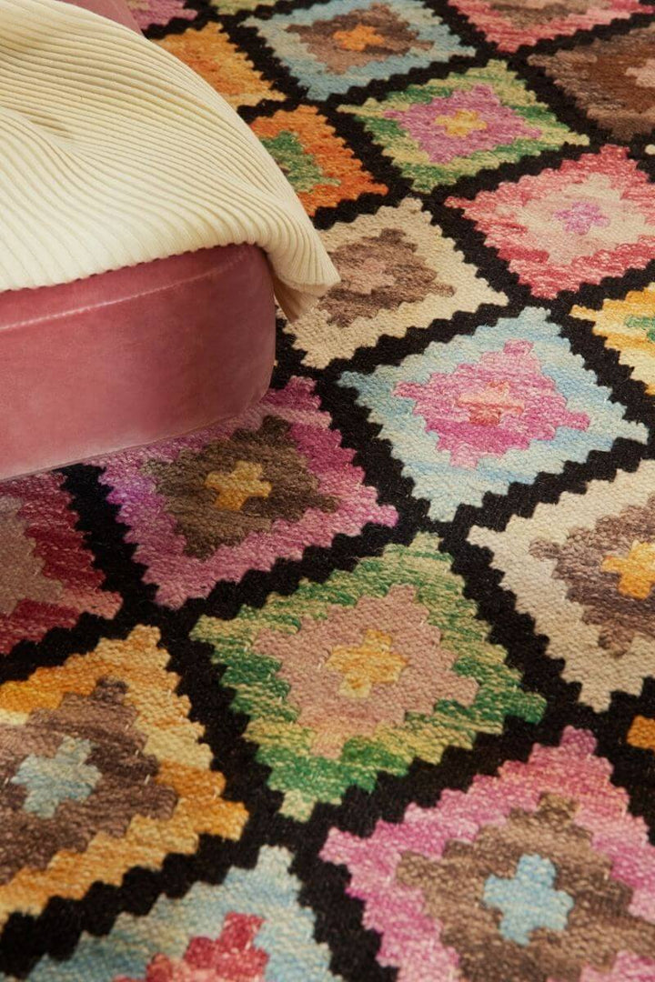 The Rugs Kamal Kelim Rug - Quality Handwoven Zara Design