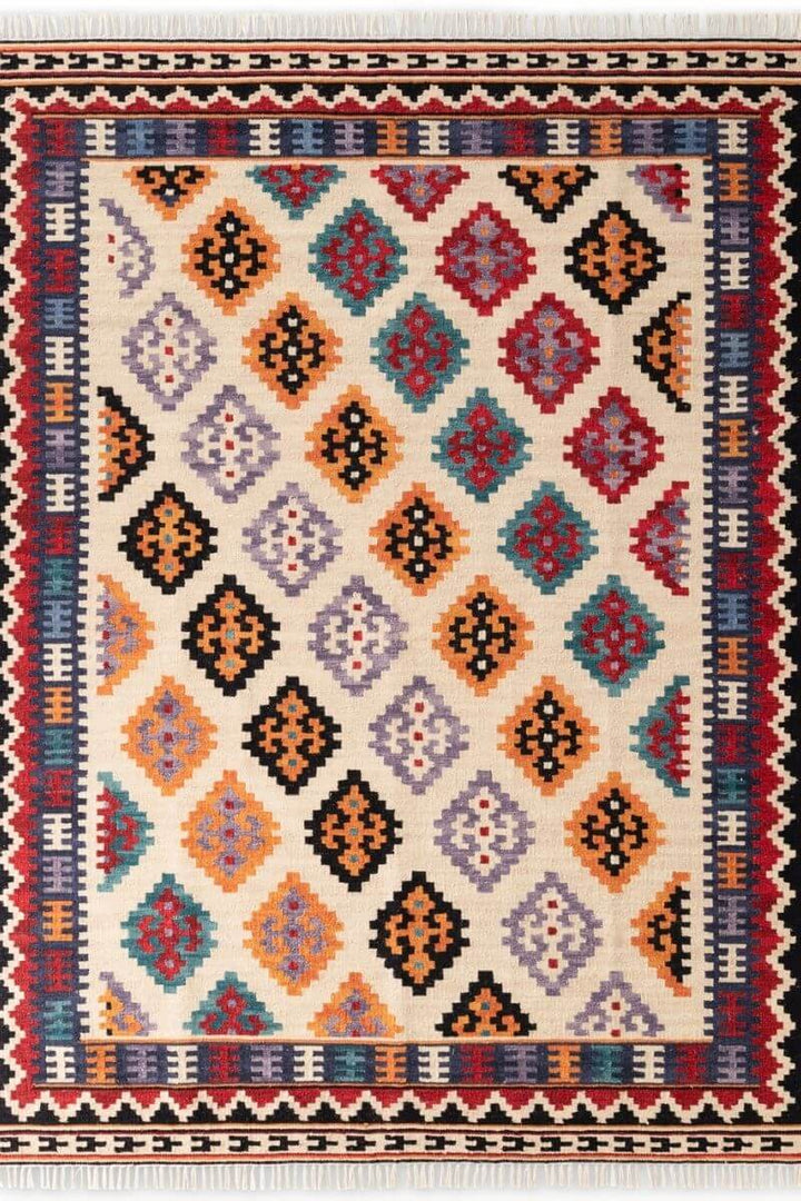 The Rugs Kamal Kelim Rug – Handwoven Afghan Design Rug